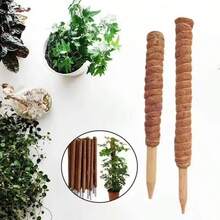 30cm 40cm 50cm Vine Clips Coconut Fiber Totem Pole Plant Climbing Support, For Climbing Plants And Vining Plants - A - View 2
