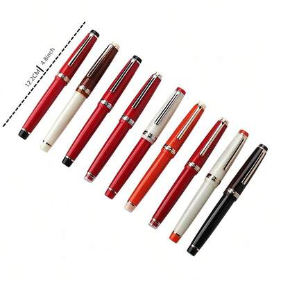 Jinhao 82 Fountain Pen Acrylic Body 0.7mm Nib Luxury Business Writing Pen Office School Stationery Gift For Men Women