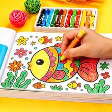 48-Page Children's Coloring Book: Coloring And Tracing, Clear Lines And Vibrant Patterns, Fun Doodle Painting Educational Toy, Perfect Birthday/Holiday Gift For Beginning Artists - 1 Random Book - 查看 4