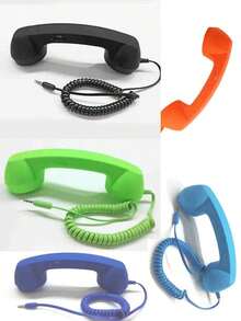 2026 New Type-C Retro Phone Handset With Built-In Microphone, Noise Cancelling, Wired Retro Handset For Phone Video Conference, Office Calls, Clear Audio Pickup, Low Leakage, Suitable For Office And Home Use - View 9