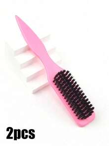1 Peça Pente de Cabelo/Escova de Barba Unissex, Pente de Estilização de Cabelo Profissional Sem Fragrância, Pente Gradiente e Escova de Limpeza de Corte de Cabelo, Ferramenta de Cuidados Suave, Escova para Cabelo Grosso/Fino, Adequado para Uso no Banheiro, Massagem no Couro Cabeludo, Viagem & Férias, Vida Diária - Quadrado - Visão 26