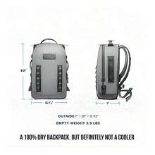 Outdoor Backpack Waterproof Bag, Compression Bag - Grey - View 5