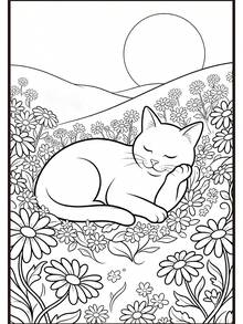 Autumn Little Dragon A4 Coloring Book: Adorable Orange Winged Candy Dragon Fantasy Cartoon Art, Surrounded By Autumn Foliage Under Soft Cloudy Sky - BY-067(Magic Dragon) A4 - View 9