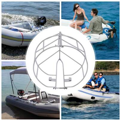 Stainless Steel Outboard Propeller Protector, No Drill Propeller Guard Fit 30HP Hidea Parsun Outboard Motors
