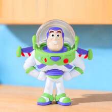 Disney Charm Toy Story Buzz Lightyear Pop Wing Ornament Retractable Wing Design For Backpack Key Hanging ABS Plastic Material (1 PC) - Multicolor - View 2