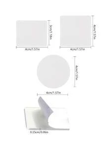 10/20/50pcs Heavy Duty Double Sided Tape, Strong Adhesive Double Sided Tape, Suitable For Walls, Floors And Doors – Multi-Purpose Foam Tape – Suitable For Crafts And Plastics - Multicolor - View 2