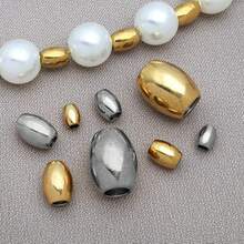 5pcs/Pack 3/4/5/8mm Stainless Steel Round Beads With Large Hole, Jewelry DIY Accessories, Pendant, Bracelet, Necklace Components - Multicolor - View 7