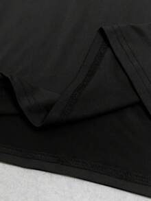 Camisetas de Tallas grandes - Negro - Ver 4