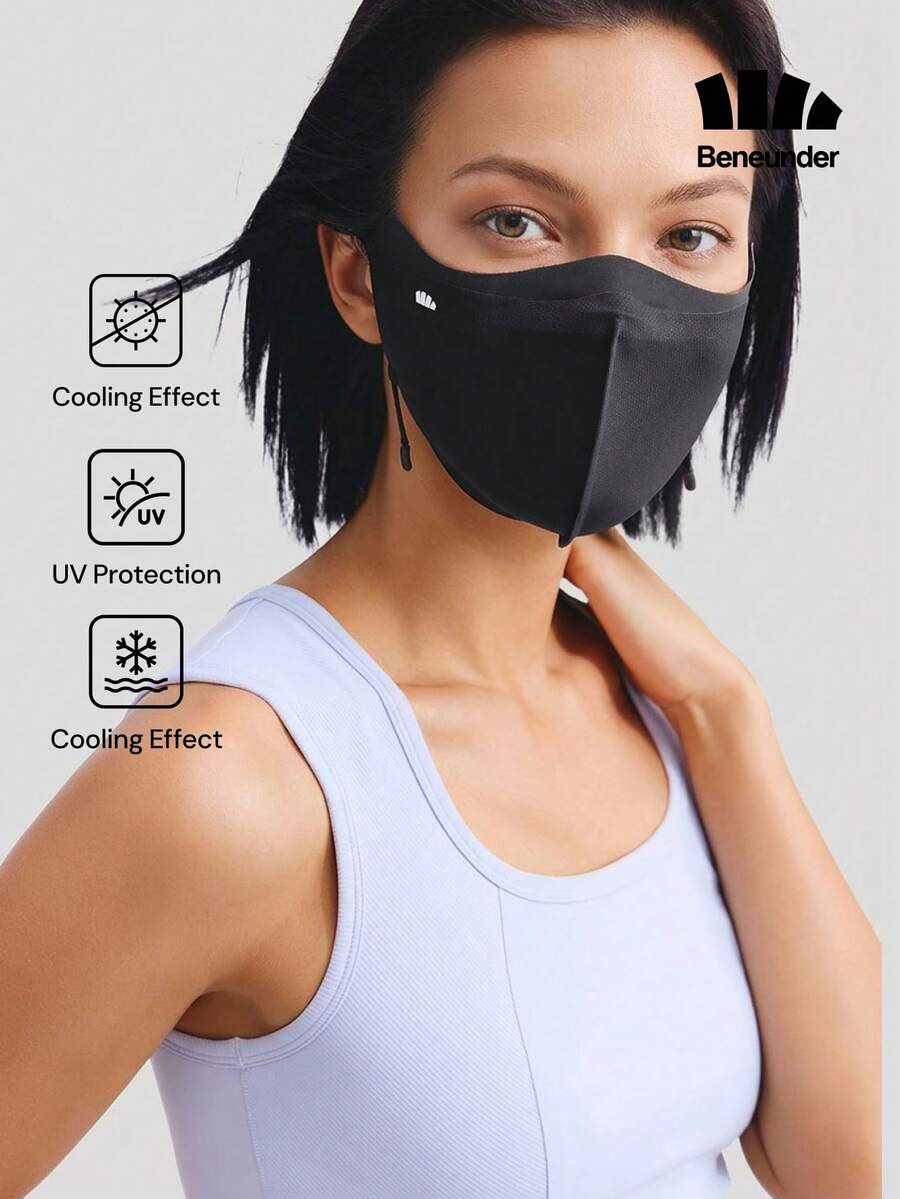 Masker Pelindung Matahari Penghilang Bau Beneunder OP001 - Hitam - View 1