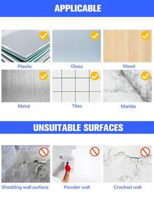 10/20/50pcs Heavy Duty Double Sided Tape, Strong Adhesive Double Sided Tape, Suitable For Walls, Floors And Doors – Multi-Purpose Foam Tape – Suitable For Crafts And Plastics - Multicolor - View 7