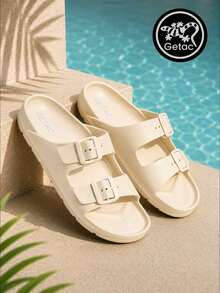 GETAC Women Flat Sandals - Beige - View 2