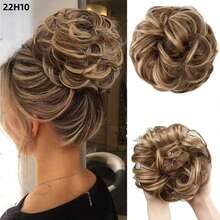 This Elegant Hair Scrunchie Is Perfect For Women, Helping You Easily Create A Fluffy, Messy Donut Bun, And Is Super Convenient To Wear - Multicolor - View 14
