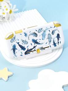Suitable For Switch 2nd Generation Protective Case (2025), 1pc Blue Whale Switch Game Console Accessory Protective Shell, Compatible With Switch 2/Switch NS/Switch OLED/Lite Models, Storage Bag, Card Slot Dock Shell, Best Gift For Switch Players. - View 12