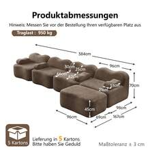 Sofas & Couches - Brown - View 4