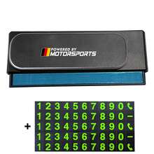 ABS Car Temporary Parking Phone Number Card Number Plate Holder - TGNCK - View 14