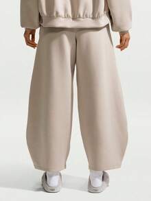 Nike Women's AS W NK DF 24.7 IS Wide Leg Knit Pants IR1933-236 - Beige - View 2