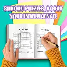 Sudoku Workbook: Relieve Stress And Boost Focus-A Gentle Brain Workout That Turns Leisure Time Into Productive Time. - Sudoku - View 3