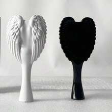 1pc Premium Angel Wings Queen Comb, Angel Wings Cushion Hairbrush, Soft Scalp Care Exfoliating Massage Comb, Dry & Wet Hair Styling Brush, 3 Colors Available For Women's Daily Salon Use - One Size - View 11