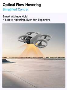 TOKQI Dron con cámara dual, nuevos algoritmos de plataforma de procesamiento de imágenes inteligentes para un mejor rendimiento de restauración de color, despegue con un solo botón, rebote inteligente, giro de 360°, velocidad ajustable, vuelo por puntos de referencia, regalo perfecto para varias festividades como Halloween, Navidad - Multicolor - Ver 10