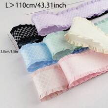 Diamond Lattice Pattern Lace Ribbon DIY Bow Hair Accessories Clothing Shoes Hats Gift Box Flower Ribbon - Multicolor - View 4