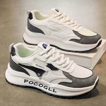 Men Sneakers - 0766 White and Blue - View 2
