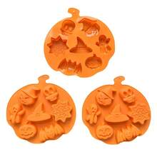1pc Pumpkin & Spider Web Shaped Silicone Baking Mold, Multi-Purpose Silicone Mold For Chocolate, Mousse, Pudding, Jelly, Reusable DIY Cake Decoration Accessory, Ideal Home Kitchen Handmade Supplies For Daily Gatherings And Baking Parties - Multicolor - View 6