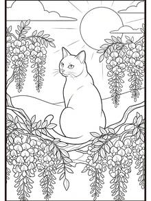 Autumn Little Dragon A4 Coloring Book: Adorable Orange Winged Candy Dragon Fantasy Cartoon Art, Surrounded By Autumn Foliage Under Soft Cloudy Sky - BY-067(Magic Dragon) A4 - View 8