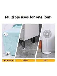 Self-Adhesive Mini Caster Wheels 360° Rotating Adhesive Rollers, Removable Universal Small Wheels, Suitable For Storage Boxes, Trash Cans, Furniture, No Drilling Bottom Gliders, Home Storage, Kitchen, Bathroom, Office Moving Assistant, 8pcs/12pcs/16pcs Set - Swivel Wheels - View 9