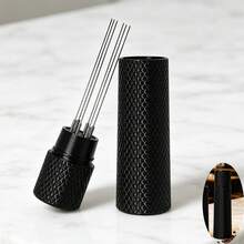 KCJLHGT Stainless Steel Coffee Powder Tamper Espresso Powder Stirrer 6 Needle Distributor Leveler WDT Tools Cafe Stirring Barista Accessories - Black - View 14