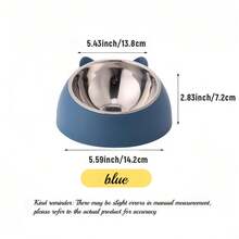 Customizable New Popular Pet Bowls, A Two-In-One Dish For Dogs And Cats, Pet Feeding Supplies - Multicolor - View 2