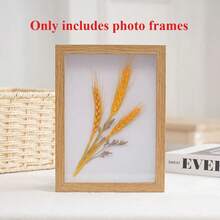 1pc Hollow Decorative Photo Frame, 3cm/1.18in Depth, Horizontal/Vertical Display, Suitable For DIY Crafts, Dried Flowers, Photos, Birthday, Wedding, Anniversary, Graduation, Valentine's Day, Mother's Day Gifts - Frame Only, Desktop Photo Frame - A - View 10