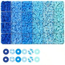 24-Grid Soft Clay Beads Set Box - Multi-Color Combination, Suitable For Bracelets/Earrings | Elegant Mixed Color Design, With Storage Box | Perfect For Beading, Keychains And Handmade Fashion Gifts - Multicolor - View 3