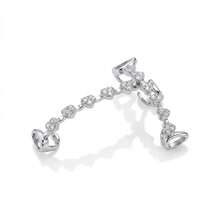 Set Of 6 Fashionable Rhinestone Heart-Shaped Hip Hop Grillz, Unisex, Suitable For Daily Wear, Music Festivals, Parties And More, Teeth - Multicolor - View 5