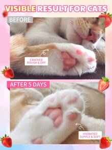 GJYC PET 狗狗爪子護理套組－免沖洗泡沫爪部清潔劑與舒緩爪部護手霜，滋潤乾裂肉墊的保濕護理霜，草莓香寵物美容套裝 - 彩色 - 查看 9