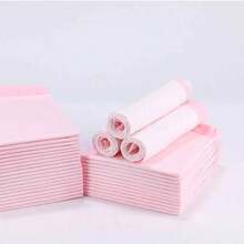 20/40/50/100pcs Multi-Size Pink Dog/Puppy Pee Pads, High Absorbency Leak-Proof, Essential For Indoor Training, Pet Supplies, Suitable For Cats, Multi-Layer Replacement Pads (Large, Set Pack) - one-size - View 9