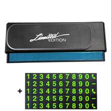 ABS Car Temporary Parking Phone Number Card Number Plate Holder - TGNCK - View 17