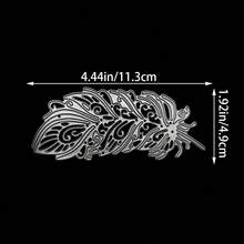 Feather Cutting Dies Metal Cutting Dies For Card Making Layered Feather Invitation Template Scrapbook Decoration Embossing Dies DIY Photo Album Card Making Decorative Elements - MC1029 - View 4