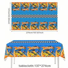 41pcs/Set Racing Theme Birthday Party Decoration Set - Includes Banner, Tablecloth, Balloons, Cupcake Toppers, Cake Decorations, Etc., For Racing Party, Wedding, Christmas, Halloween, Room Decor, Autumn Home Decor - Racing Theme - View 4