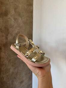 New Arrival Girls' Casual Sandals, Super Light And Comfortable - Gold - View 1