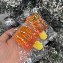 Tachimi 1 pieza Juguete antiestrés de simulación de helado lindo, suave y de rebote lento, juguete para apretar, adorno de escritorio de postre, juguete de descompresión, regalo para niños, enviado al azar - Multicolor - Ver 4