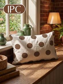 1/2pcs Polka Dot Print Pillowcase (Pillow Insert Not Included), Single-Sided Print, Soft And Breathable, Anti-Pilling, Skin-Friendly And Durable, 45*45/50*50/40*40CM, Home Decor, Suitable For All Seasons, Machine Washable, OEKO-TEX Certified - Multicolor - View 10