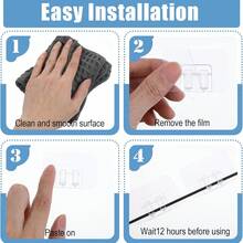 Heavy Duty Waterproof Adhesive Cable Clips For Outdoor String Lights, Anti-Drill Rope Clips, Suitable For Indoor And Outdoor Christmas Yard Decoration - A - View 10