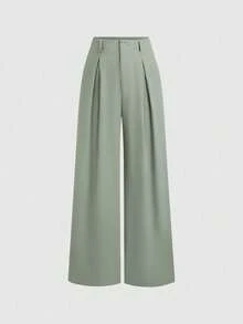 Women Pants - 綠色 - 查看 1