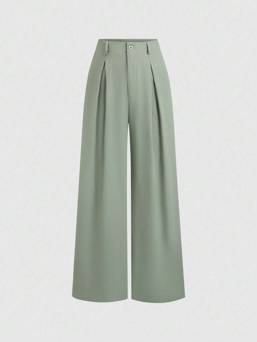 Women Pants - 綠色 - 查看 1