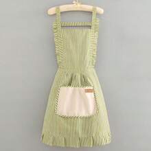Fashionable Cotton Apron, Kitchen Cooking For Women, Home Use, Oil-Proof, Breathable Lace Princess Waist Apron, Adult Maid Uniform - Multicolor - View 12
