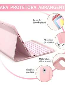 Capa Mouse Teclado + Caneta Para iPad 10''/11'' Geração - 1 - Visão 6
