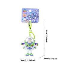 Disney Charm Toy Story Buzz Lightyear Pop Wing Ornament Retractable Wing Design For Backpack Key Hanging ABS Plastic Material (1 PC) - Multicolor - View 9