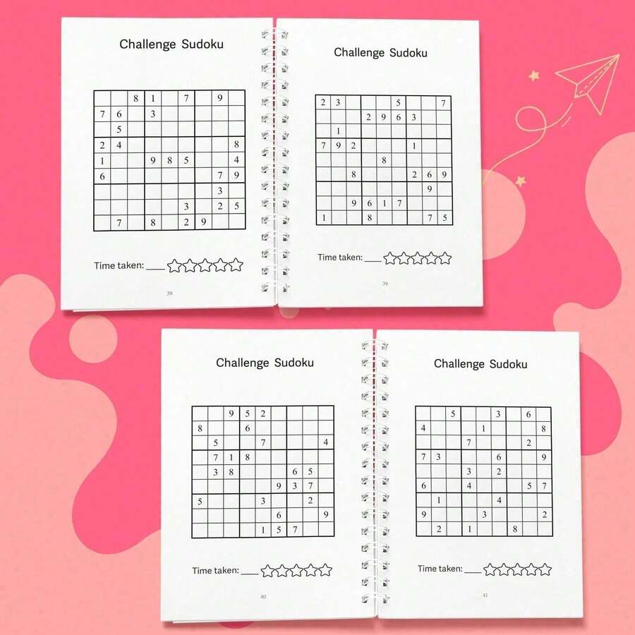 Sudoku Puzzle Workbook: A Logic-Based Number Grid Activity Book Designed To Foster Concentration, Critical Thinking, And Problem-Solving Skills; Features A Colorful Cover. - Sudoku - View 1