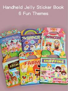 Reusable Sticker Book For Kids, Removable Toddler Sticker Book, Suitable For 3-6 Years Old Boys And Girls, Birthday Gift Educational Learning Toy - Ocean And Zoo - Multicolor - View 6