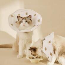 1pc Elizabeth Collar, Anti-Licking Anti-Biting, Neck Protection, Suitable For Cats And Small Dogs - Multicolor - View 1